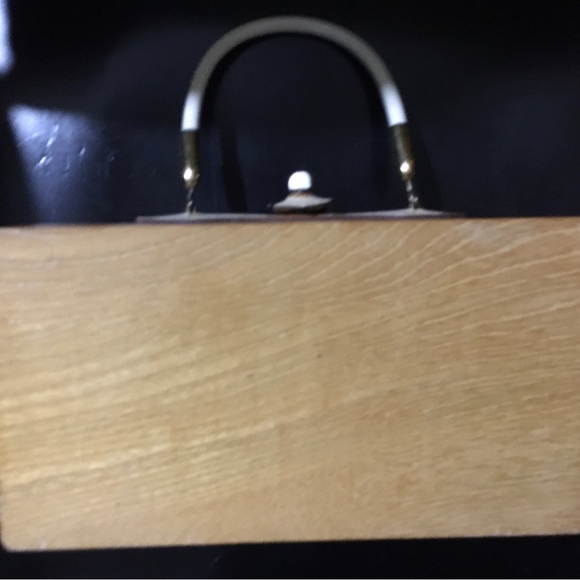 Vintage Enid Collins PINK “Copy Cat” Wooden box bag. CHECK MEOWT!! - Picture 8 of 15